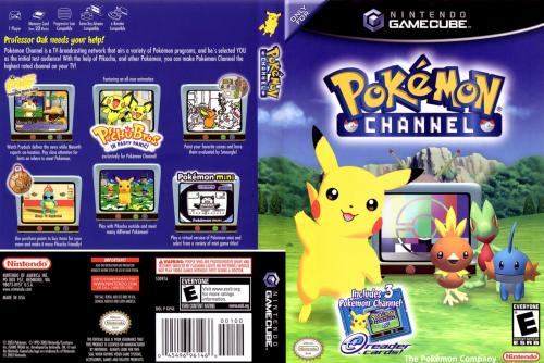 Pokemon Channel (Europe) (En,Fr,De,Es,It) Cover - Click for full size image